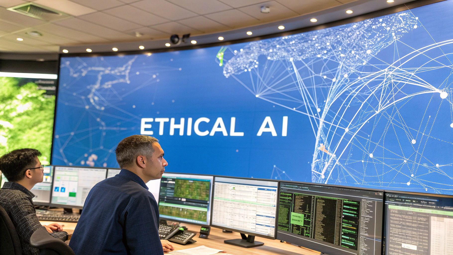 Explore the critical ethical considerations in artificial intelligence, from bias and transparency to governance, with practical insights for responsible AI.