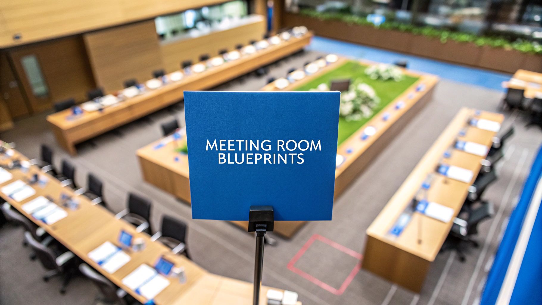Discover 10 essential meeting room setups for any event. From boardroom to banquet, our guide ensures you choose the perfect layout for maximum impact.