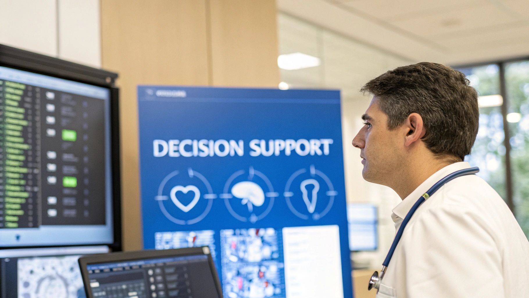Discover how clinical decision support systems (CDSS) improve patient outcomes. This guide covers how they work, key benefits, and future AI trends.