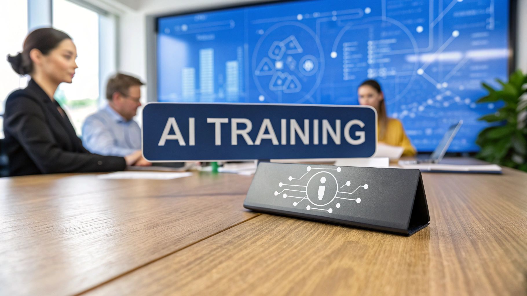 Discover how strategic AI training for employees drives productivity and innovation. Our guide offers a practical framework for building skills and ROI.