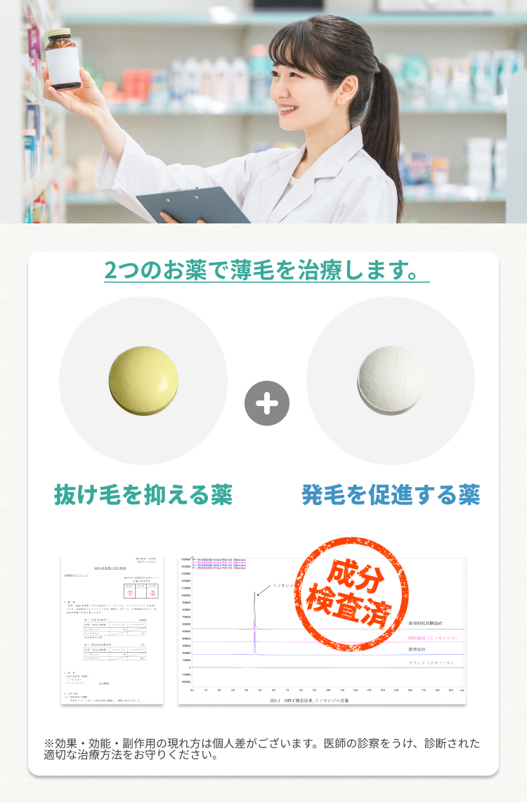 ヘアテクト| 医療機関AGA治療薬をご自宅で。 | HAIRTECT