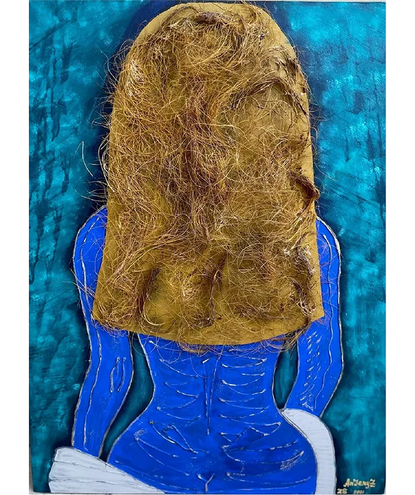 Golden curls of Venus