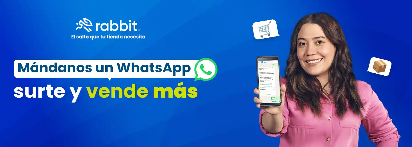 Surte tu tienda por WhatsApp con Rabbit