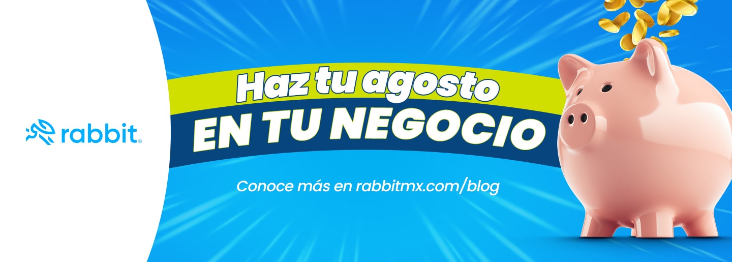 Haz tu agosto en tu tiendita con la App Rabbit