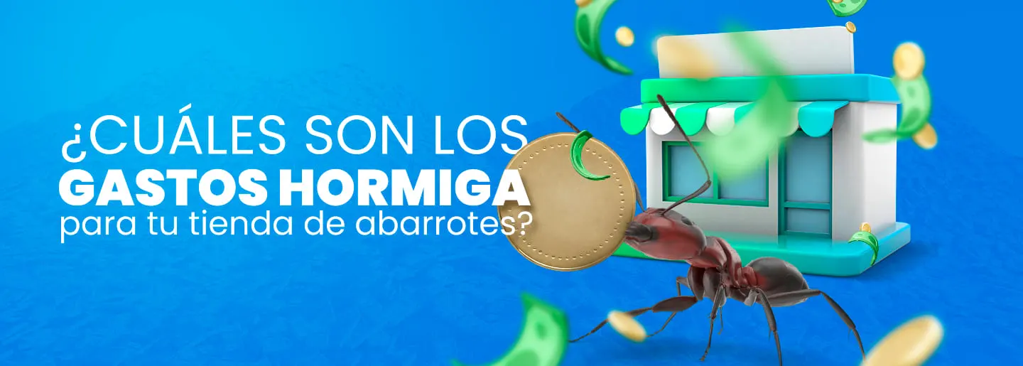 ¿Cuáles son los gastos hormiga para las tiendas de abarrotes?