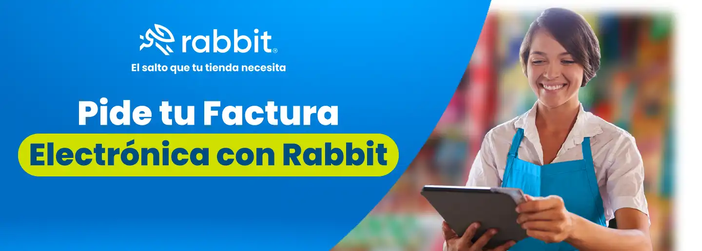 Pide tu factura electrónica con Rabbit 