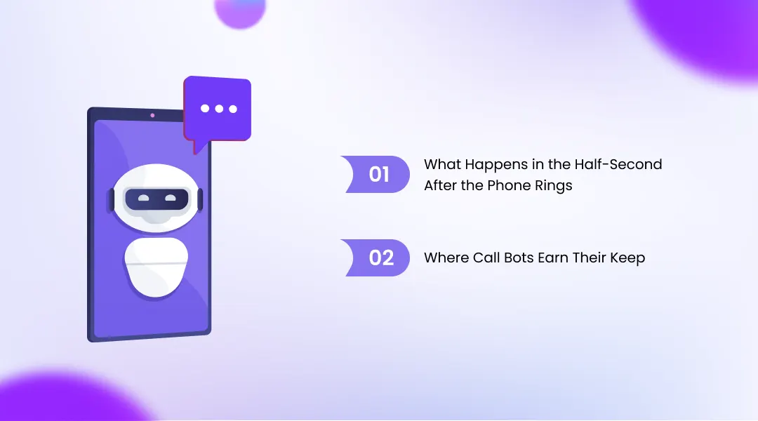 How a Call Bot Actually Handles a Phone Call
