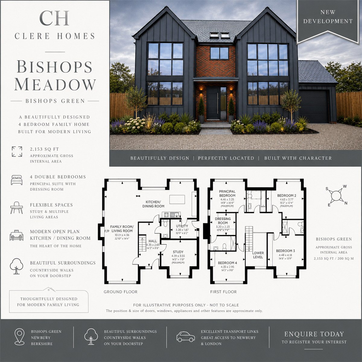 4 bedroom House, Cleridge Place, Bishops Green, RG20 - Available, Image 4