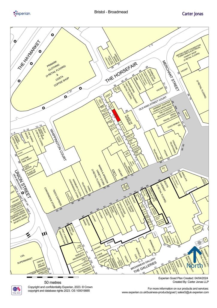 332 Sq Ft, 23-25 The Arcade, Bristol, BS1 - Available, Image 3