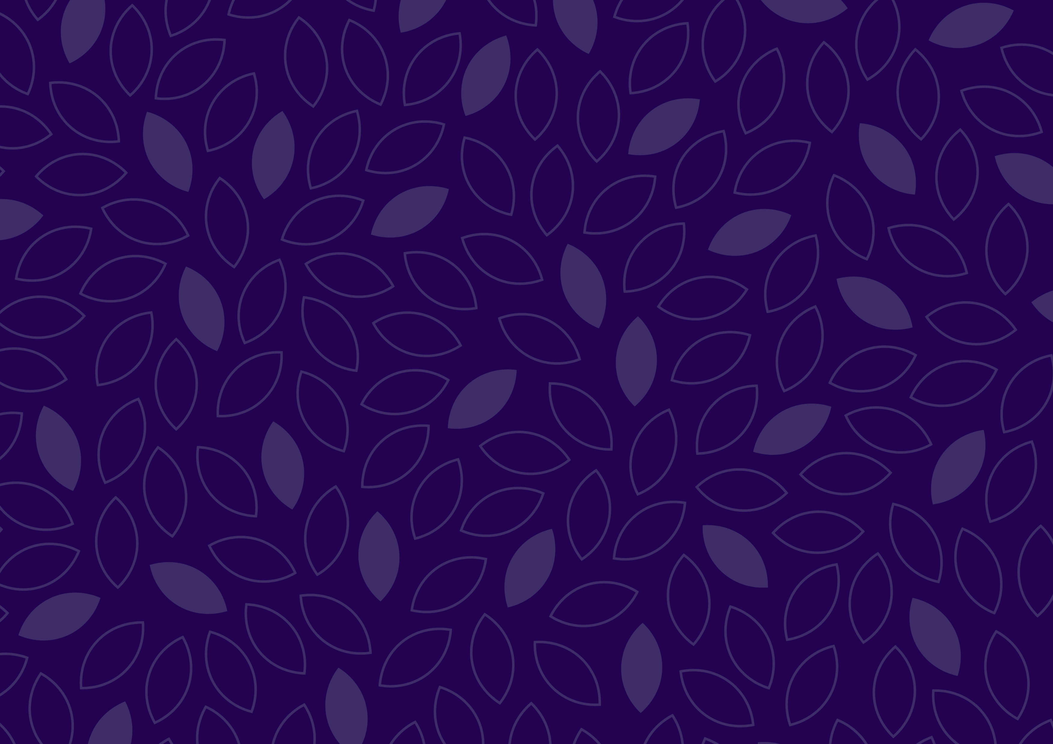 Abstract pattern of overlapping leaf or petal shapes in varying shades of purple creating an elegant background texture.