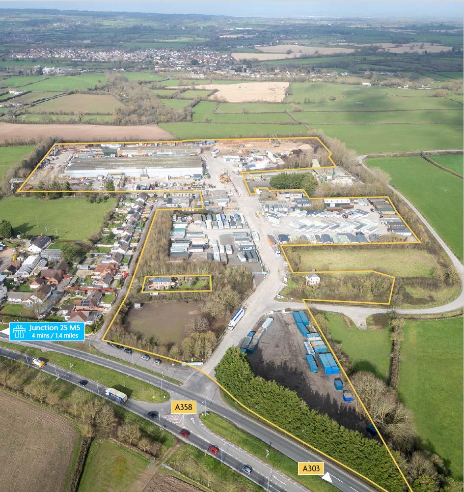 26.24 acres, Thornfalcon Works, Taunton, TA3 - Available