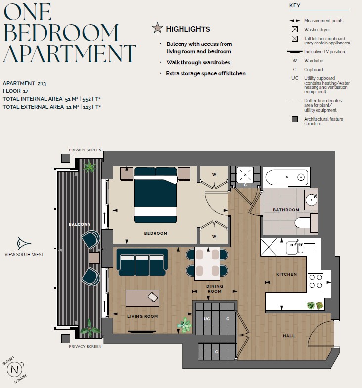 1 bedroom Flat, Artisan Tower, 2 Mill Stream Walk, SW18 - Available