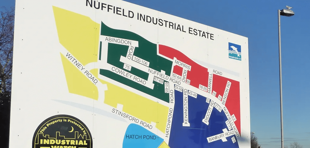 Map of Nuffield Industrial Estate
