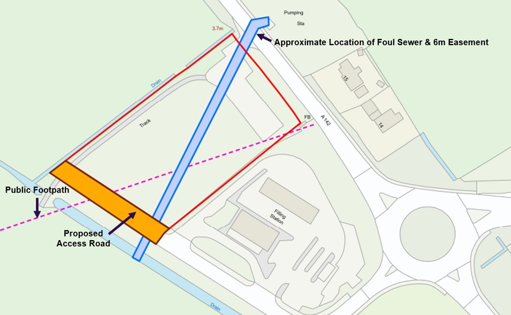 1.59 acres Development Land, A142, Soham, CB7 - Available, Image 1