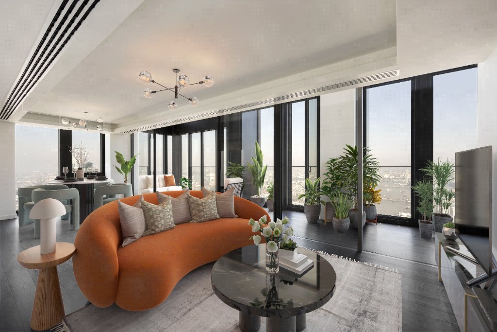 5 bedroom Flat, DAMAC Tower, Nine Elms, SW8 - Available