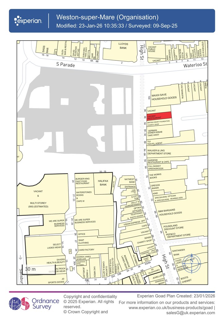 94.91 Sq M, 96 High Street, Weston-super-Mare, BS23 - Available, Image 3