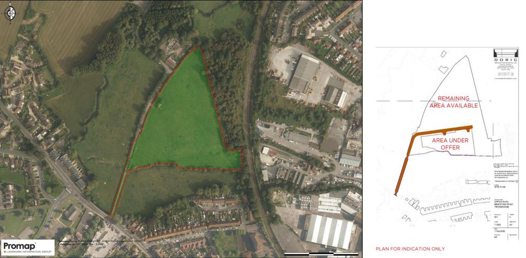 2.14 hectares Development Land, Bradford Road, Trowbridge, BA14 - Available