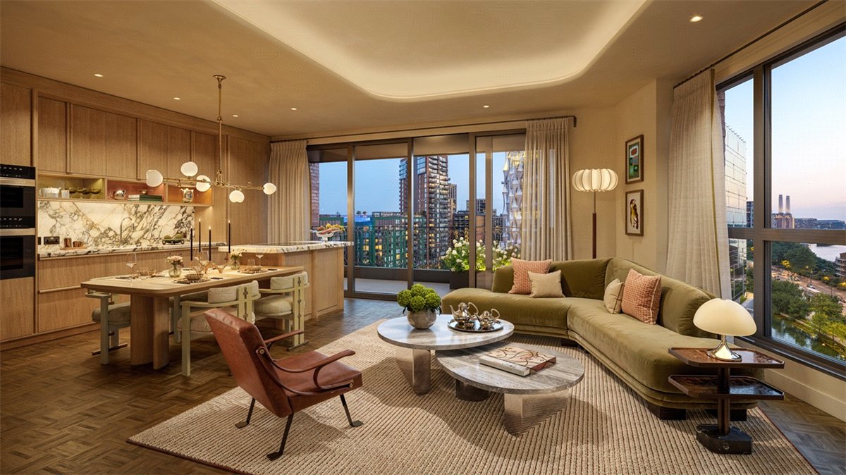 3 bedroom Flat, 10 Viaduct Gardens, Nine Elms, SW11 - Available, Image 2