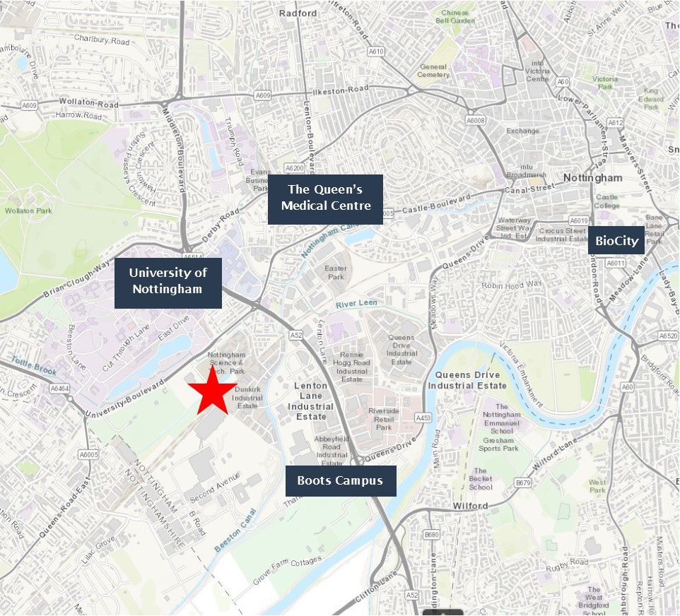 2271 to 22723 Sq Ft, Jesse Boot Avenue, Nottingham, NG7 - Available, Image 1