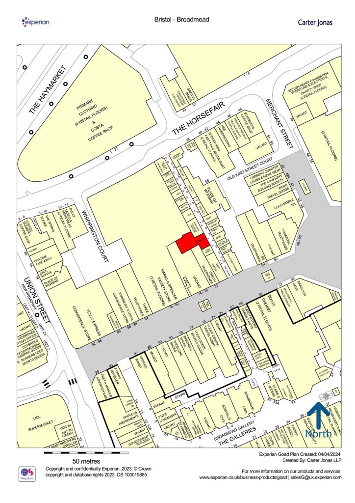 1507 Sq Ft, 6-7 The Arcade, Bristol, BS1 - Under Offer, Image 1