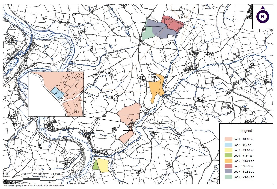 21.55  Land, Lot 8: Land To The North Of Lower Kingdon, Bideford, EX39 - Sold STC, Image 1