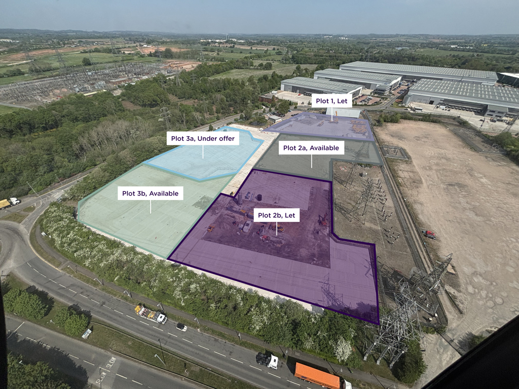 2.47 acres, Hams Hall Distribution Park, Birmingham, B46 - Available