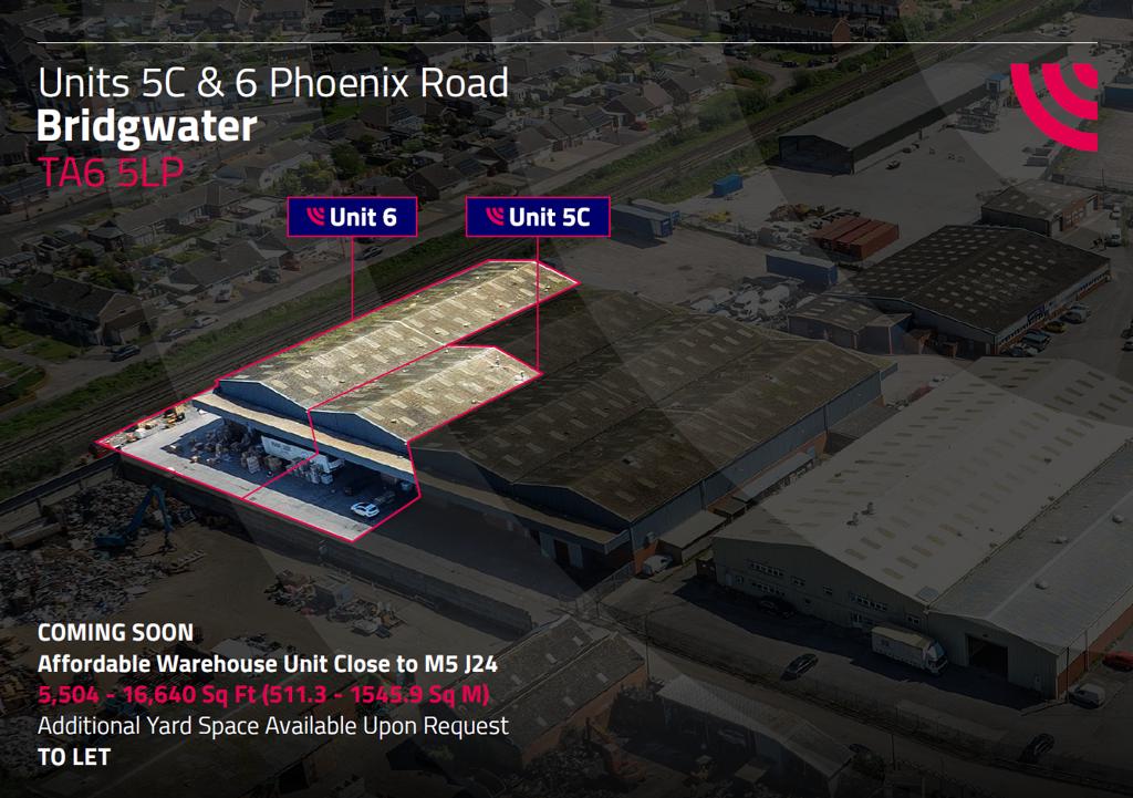 5504 to 16640 Sq Ft, Axe Road Industrial Estate, Bridgwater, TA6 - Available