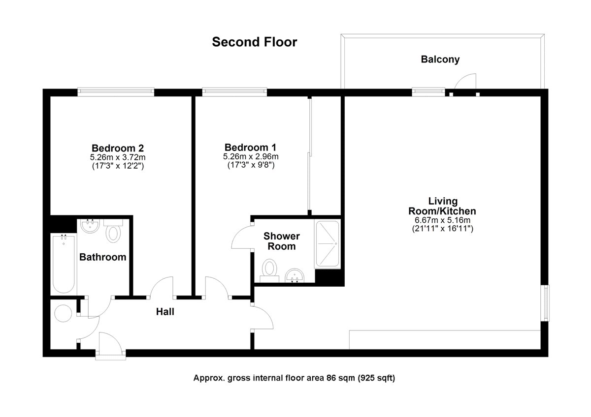 2 bedroom Flat, Hawkey Road, Trumpington, CB2 - Sold STC, Image 4