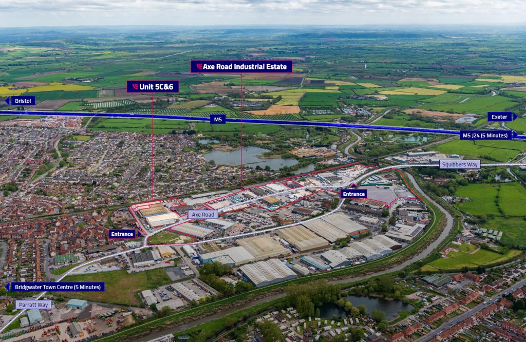 5504 to 16640 Sq Ft, Axe Road Industrial Estate, Bridgwater, TA6 - Available, Image 1