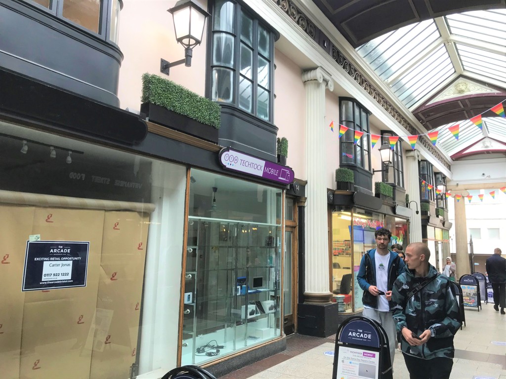 204 to 825 Sq Ft, 14 The Arcade, Bristol, BS1 - Under Offer