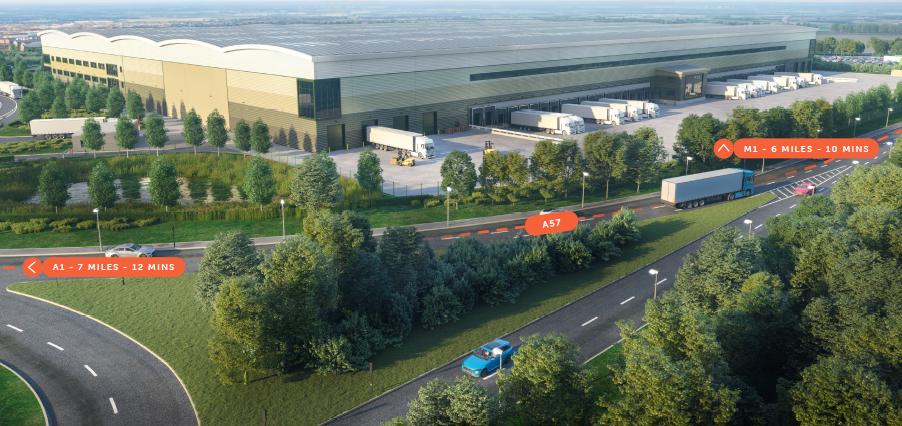 86500 to 463500 Sq Ft, Worksop Link 86 & Worksop Link 460, Worksop, S81 - Available, Image 1