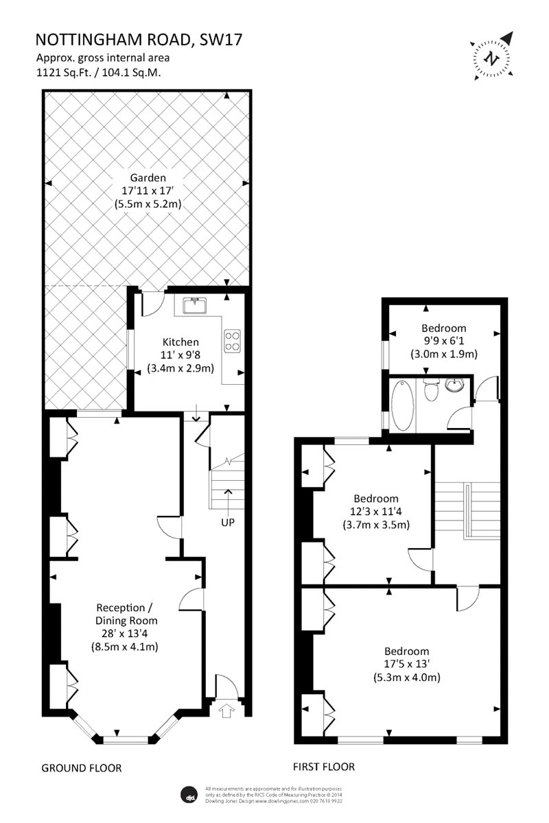 3 bedroom House, Nottingham Road, London, SW17 - , Image 15