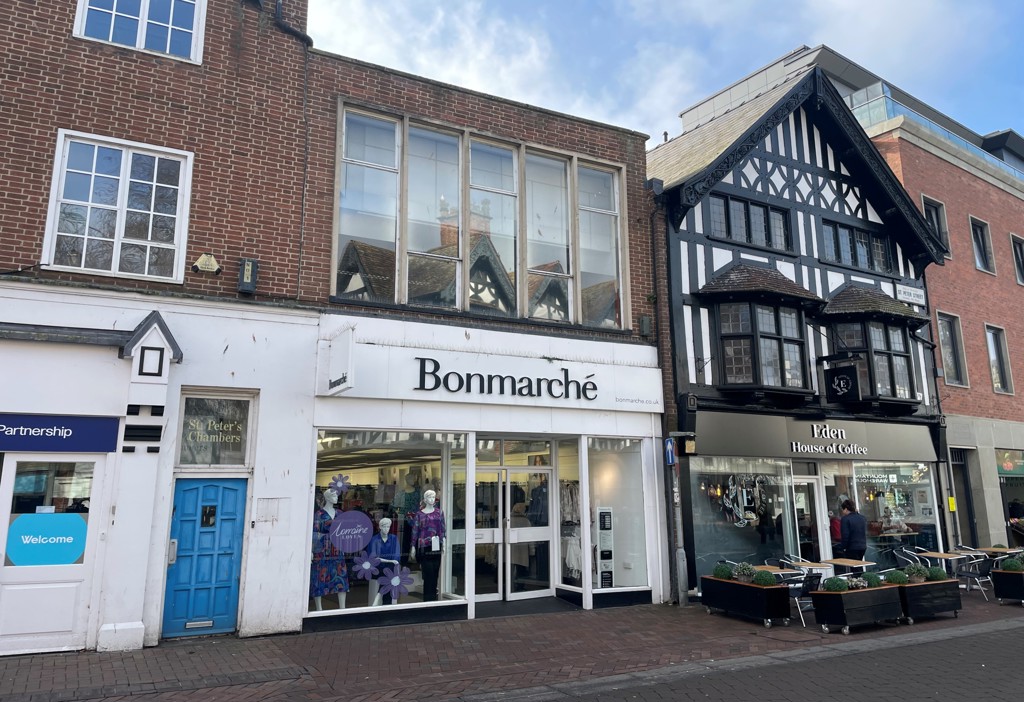 4349 Sq Ft, 16 St. Peters Street, Hereford, HR1 - Available