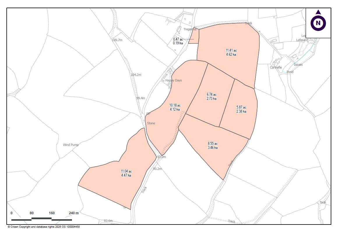 54.26  Land, London Apprentice, St. Austell, PL26 - Available, Image 1