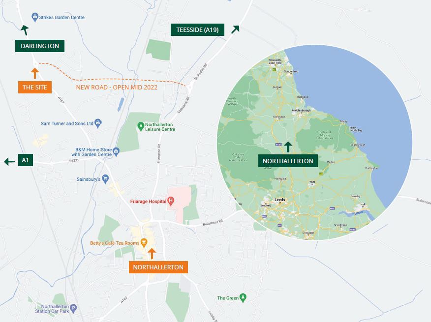  Sq Ft Development Land, Darlington Road, Northallerton, DL6 - Available, Image 2