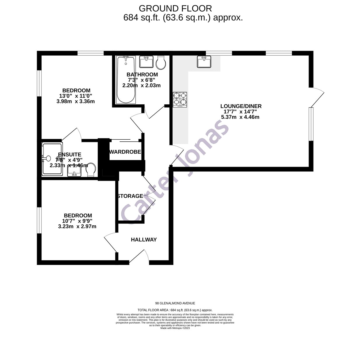 2 bedroom Flat, Glenalmond Avenue, Cambridge, CB2 - Let Agreed, Image 1