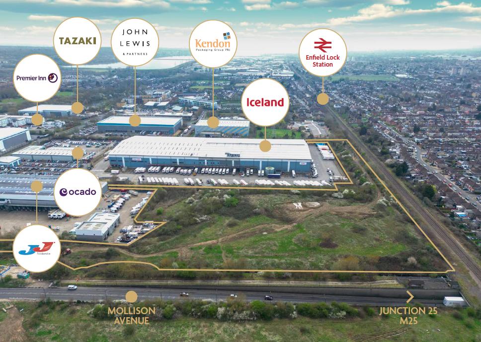 10.28 acres Development Land, Mollison Avenue, Enfield, EN3 - Available