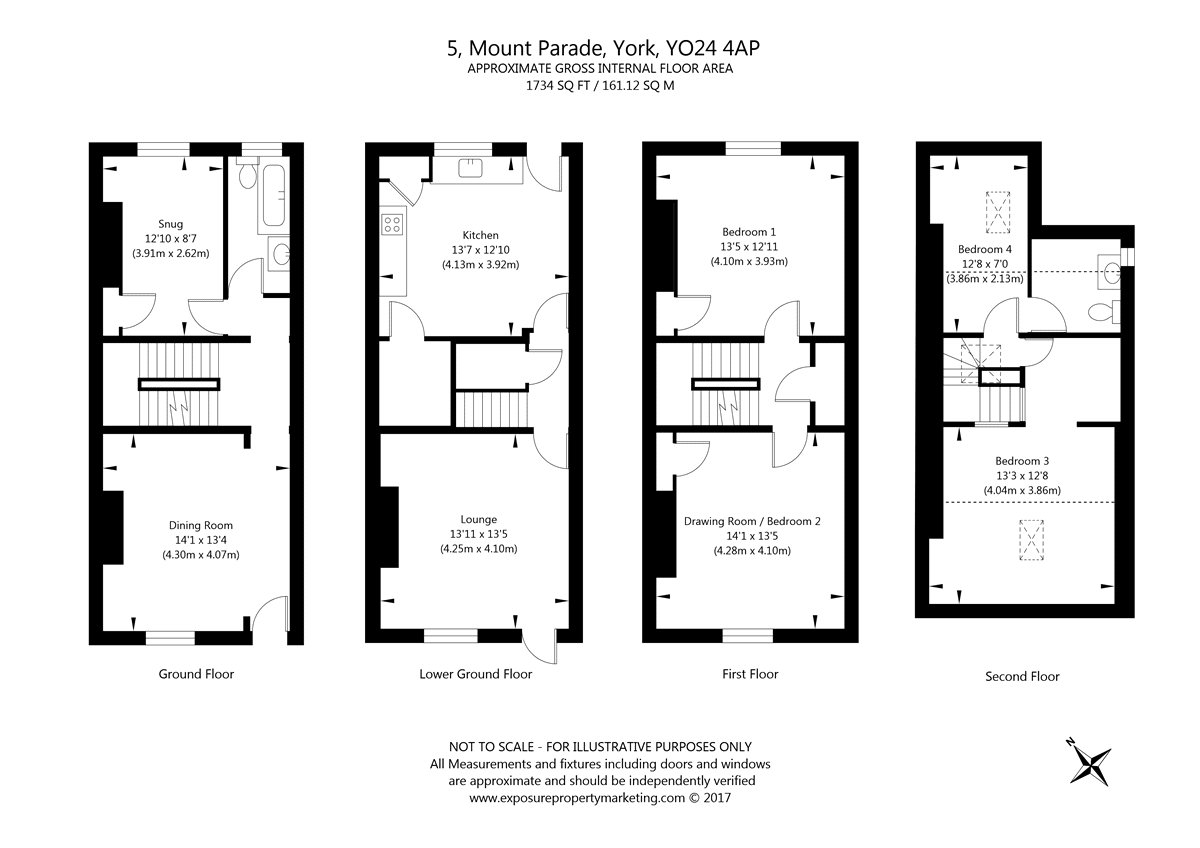 4 bedroom House, Mount Parade, York, YO24 - , Image 1