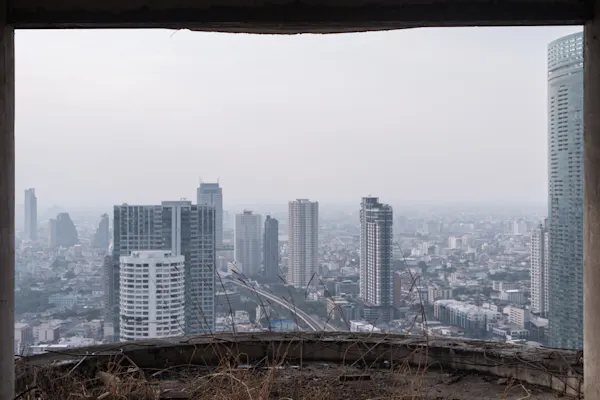 Sathorn Sunset Balcony View 01