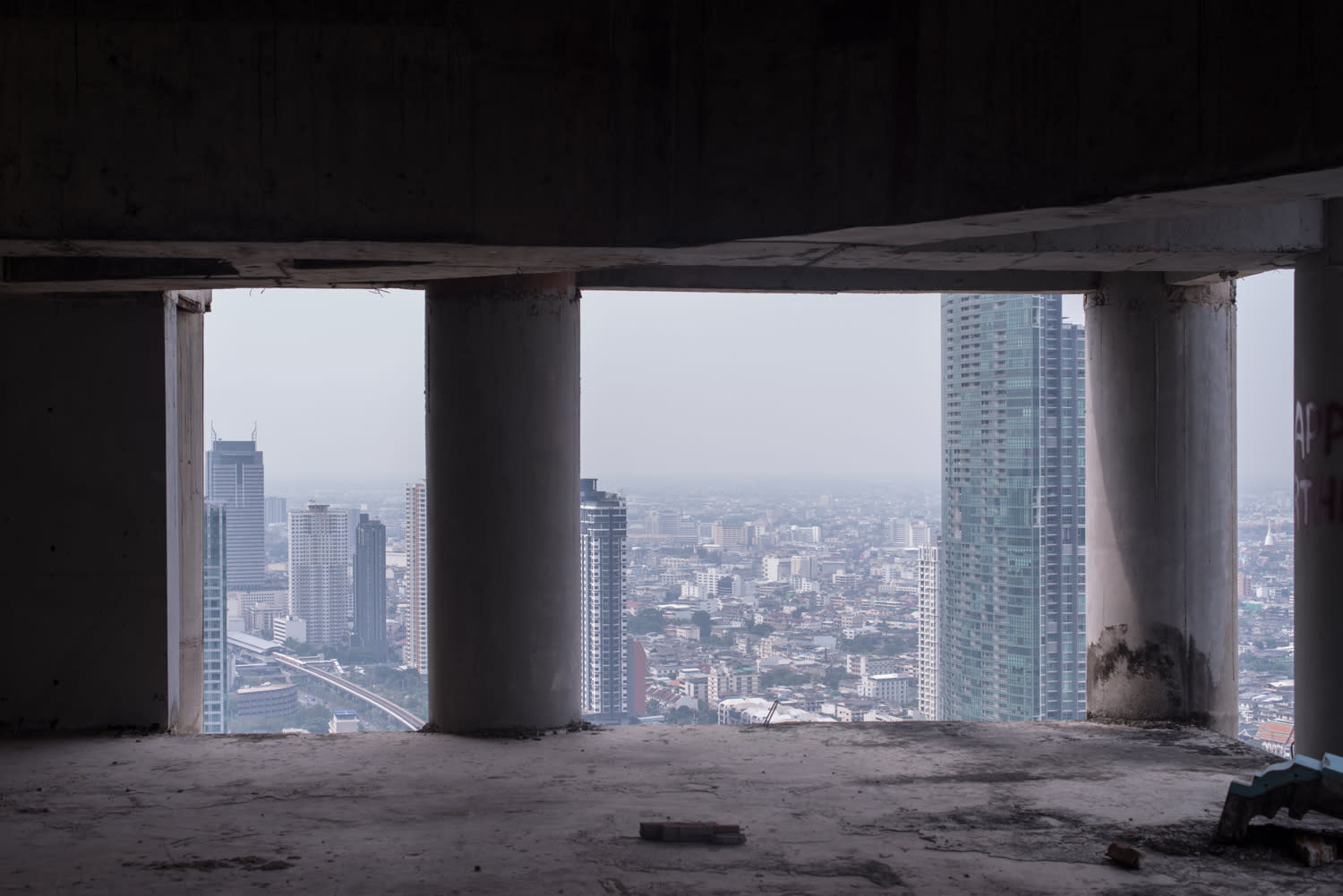 Sathorn Sunset Balcony View 02