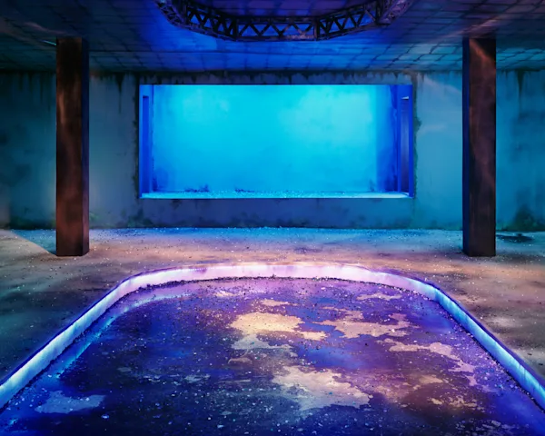 Dance Hall (Blueness), 2013, archival inkjet print.