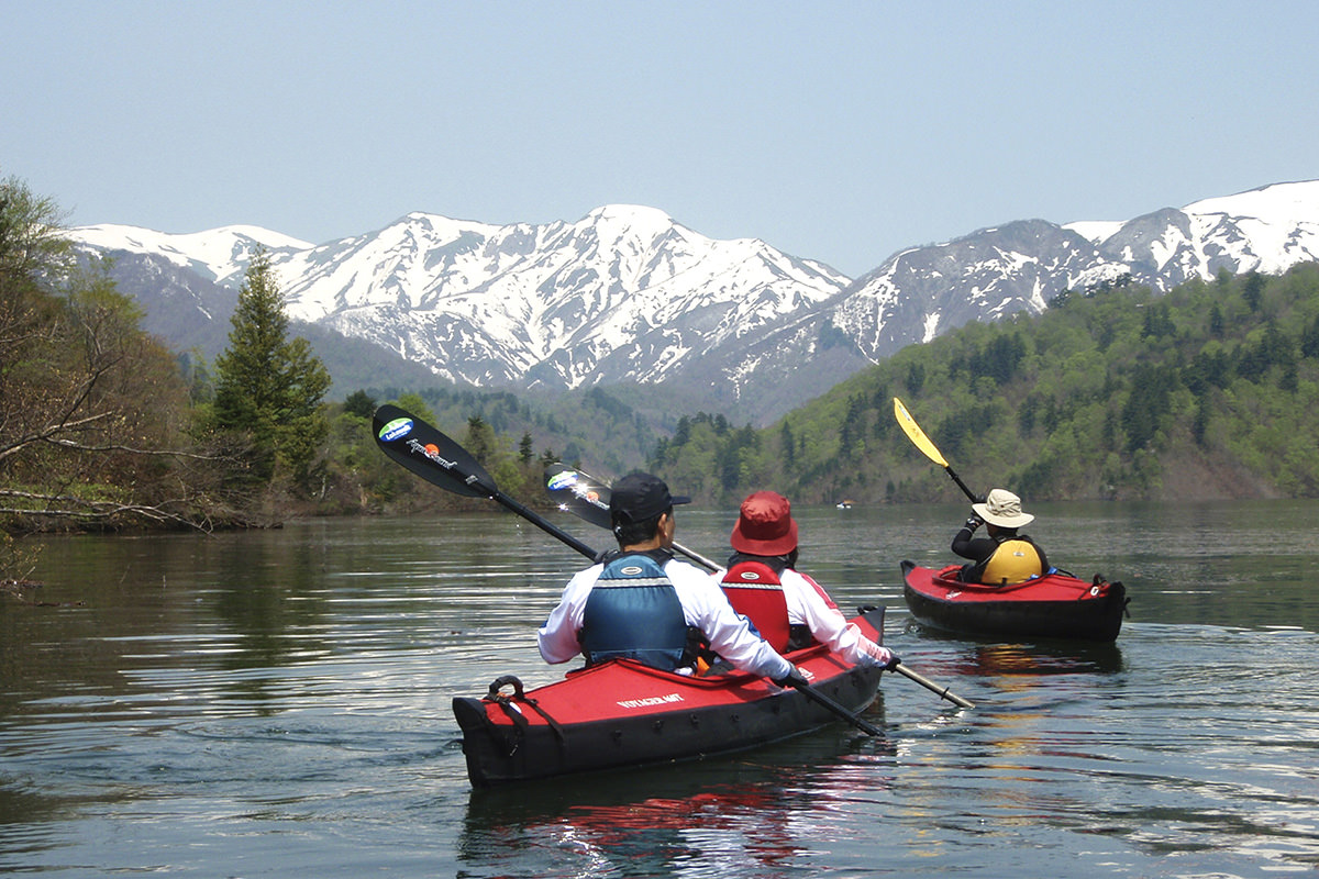 Canoeing in Minakami