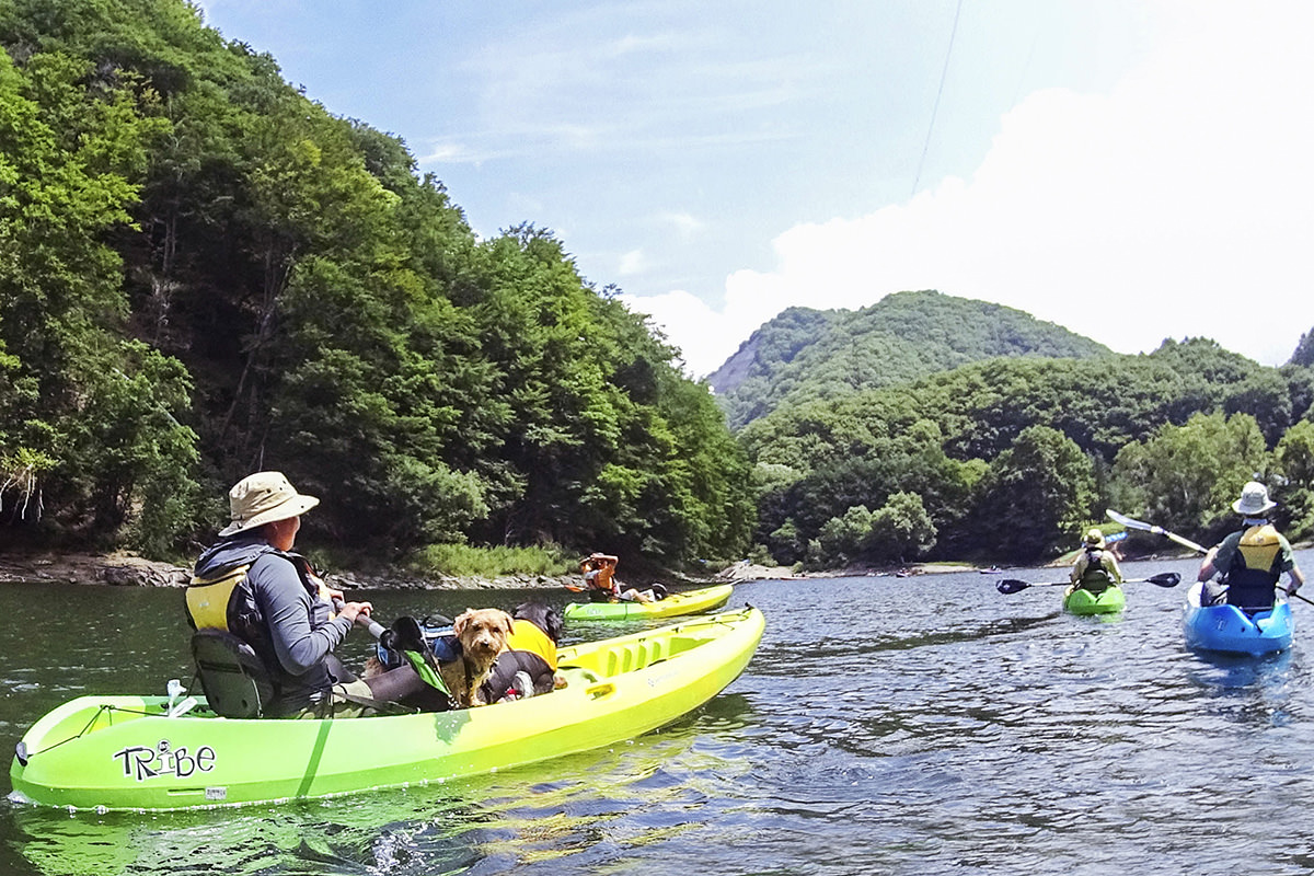 Canoeing in Minakami