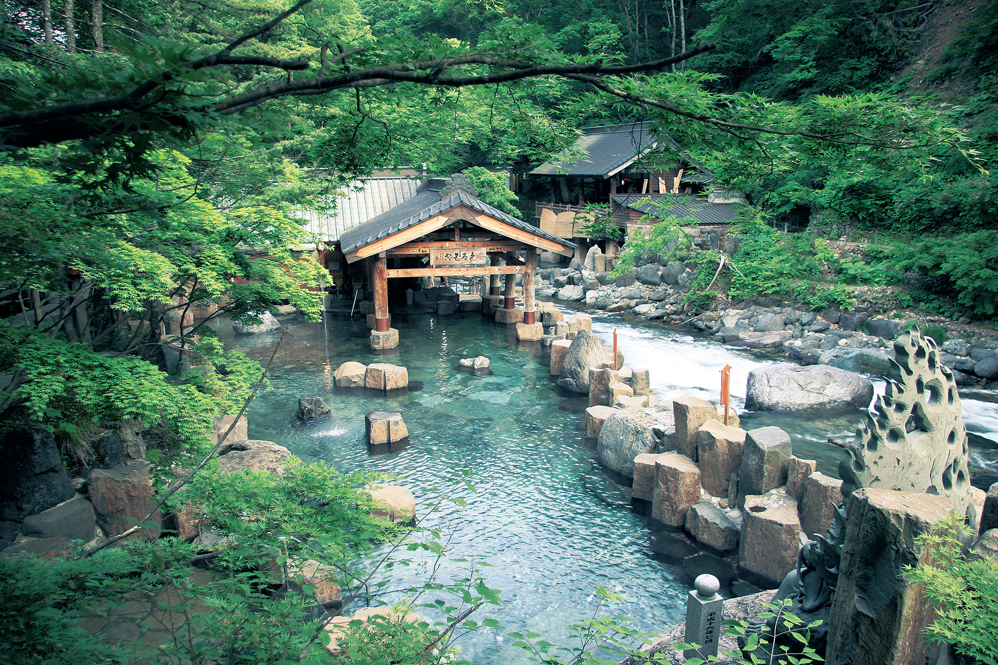 日本最大的露天温泉