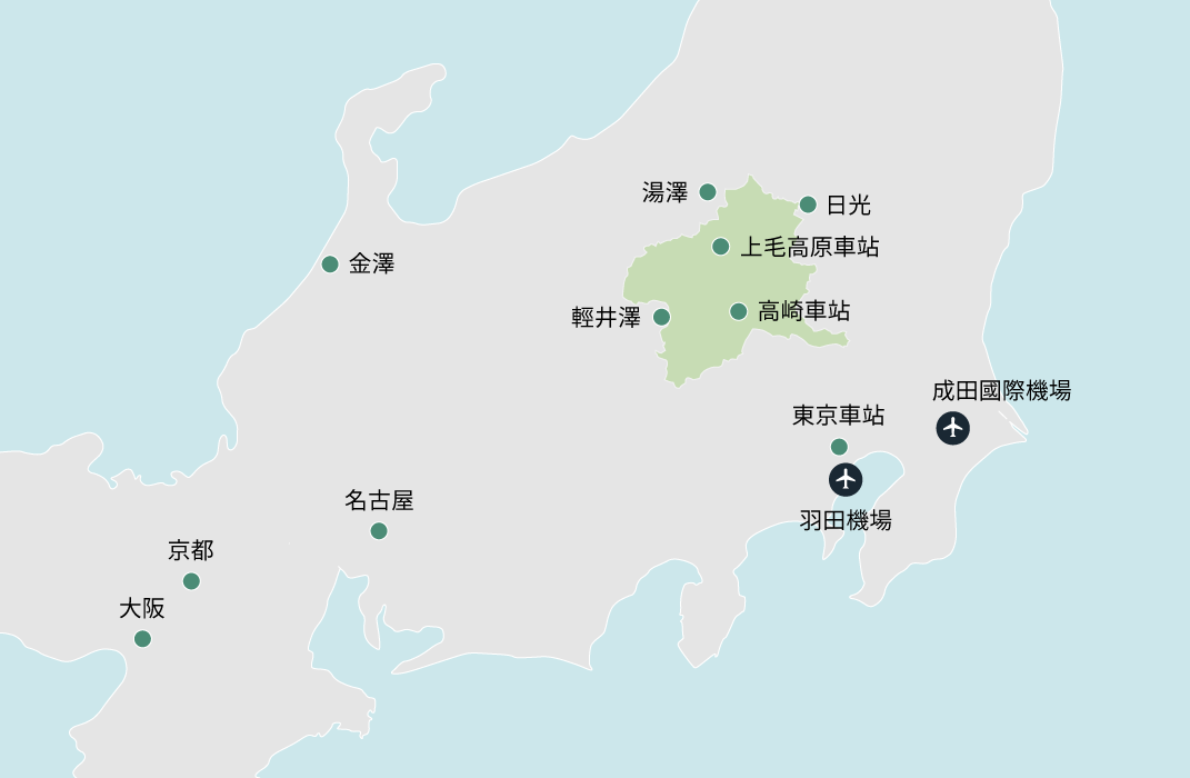 Gunma Map