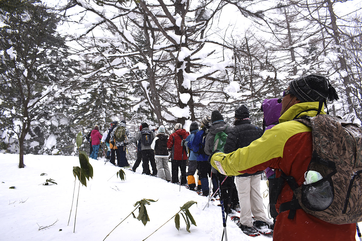 Snowshoeing in Kusatsu
