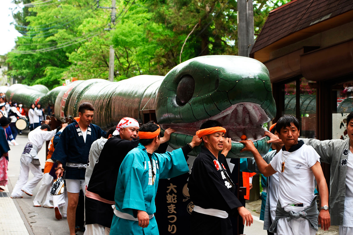 老神溫泉大蛇祭