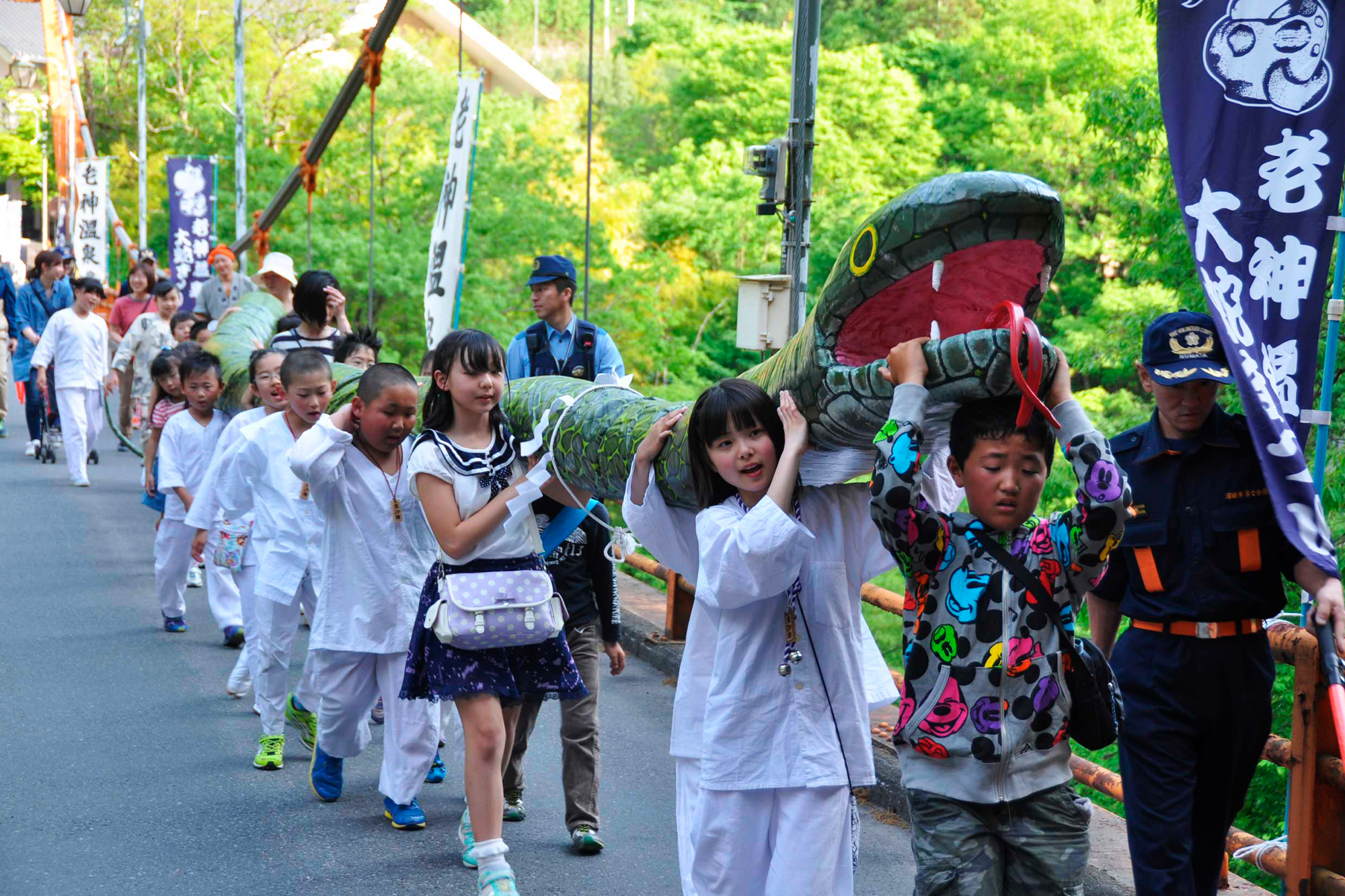 Oigami Onsen Daija (Large Snake) Festival