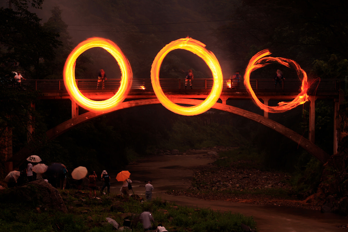 Ohinata no Hitoboshi (Hitoboshi Fire Festival)