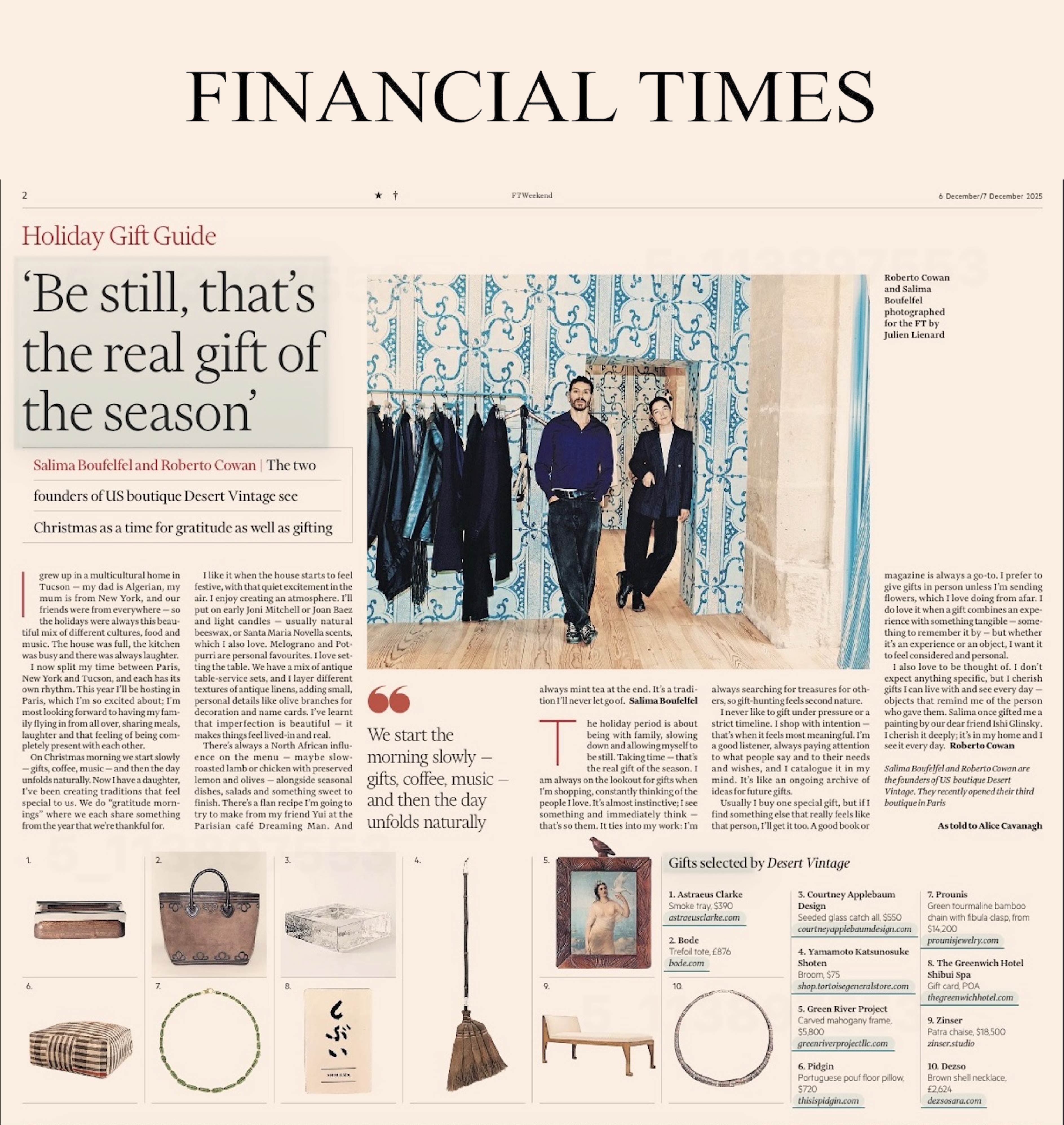 Financial Times - Gift Guide